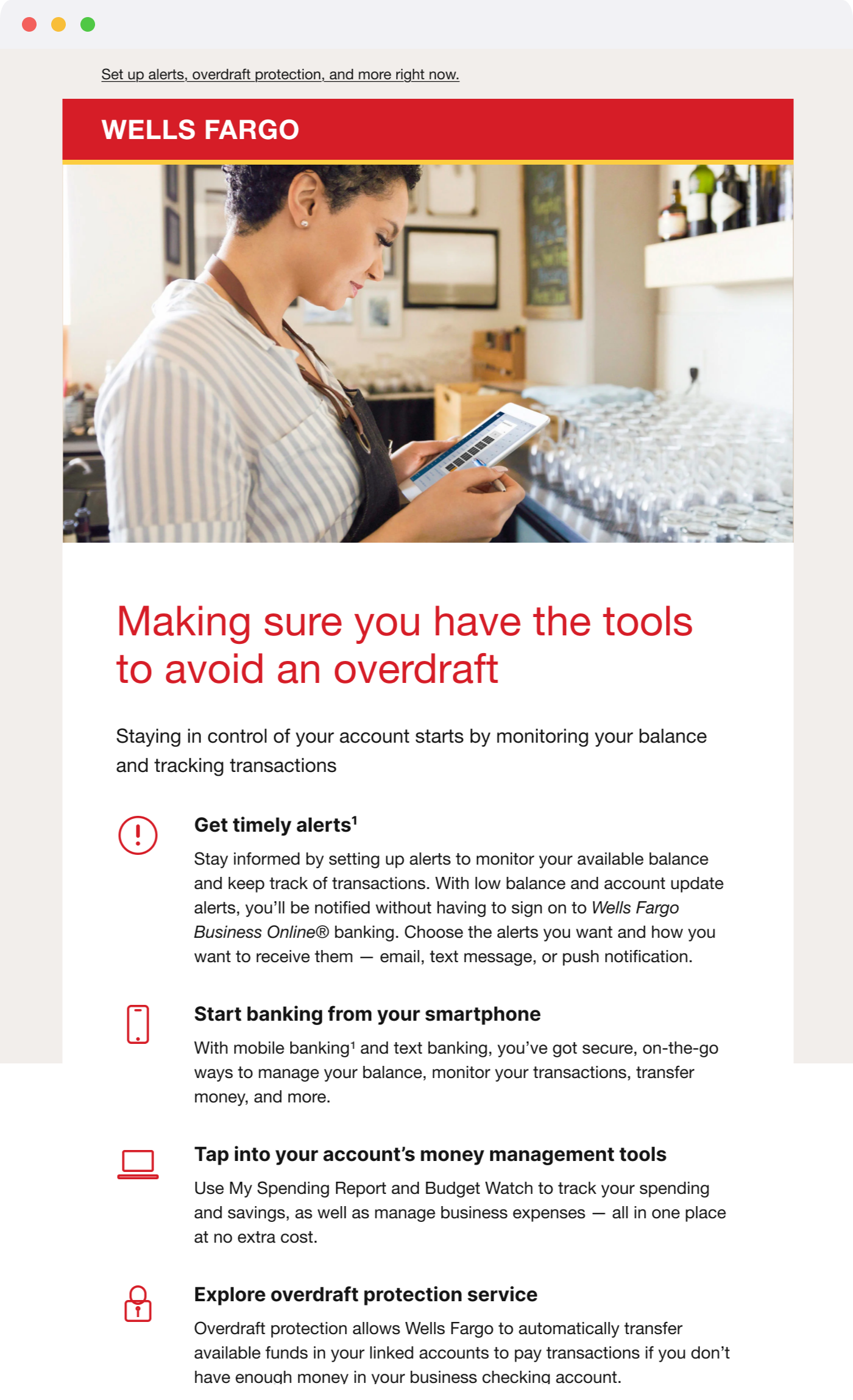 Responsive banking email templates